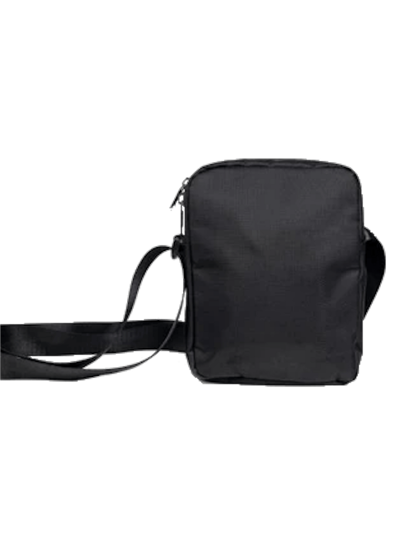 Schwarze Purize Shoulder Bag, kompakte Umhängetasche mit geruchsabsorbierendem Aktivkohlefutter, wasserdichtem Reißverschluss und schlichtem Design, ideal für unterwegs.