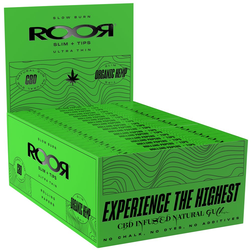 ROOR CBD Organic Hemp Slim + Tips