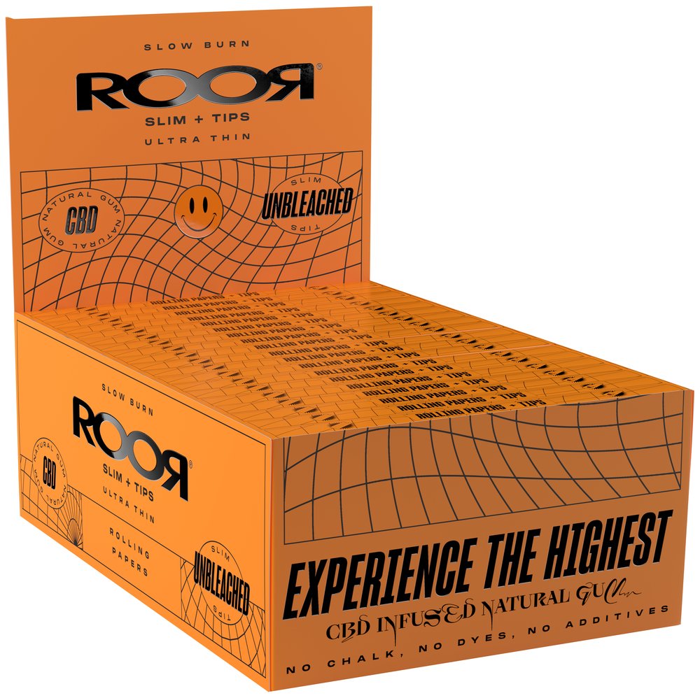 ROOR CBD Unbleached Slim + Tips