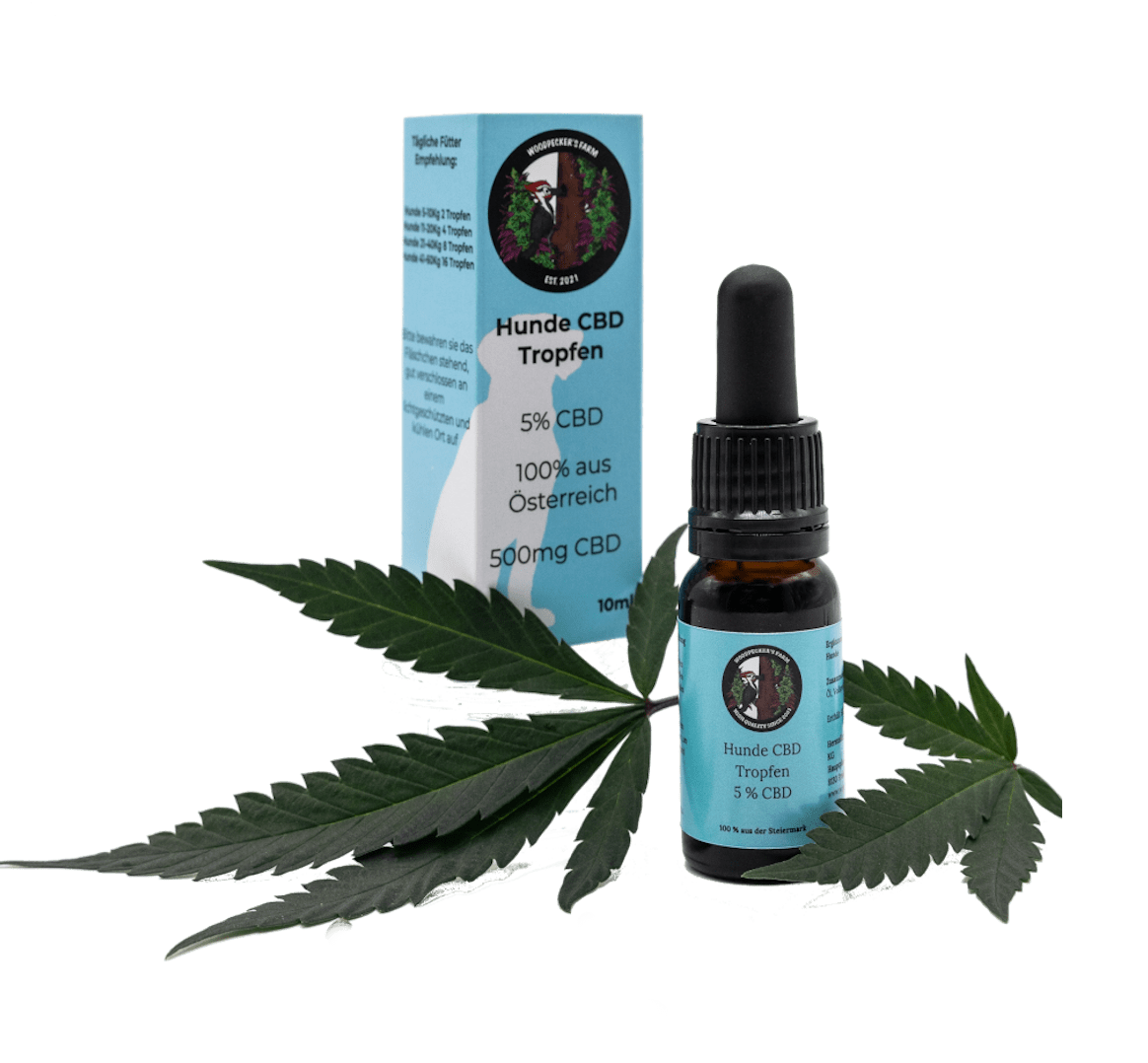 5% Hunde CBD Tropfen - Woodpecker's Farm