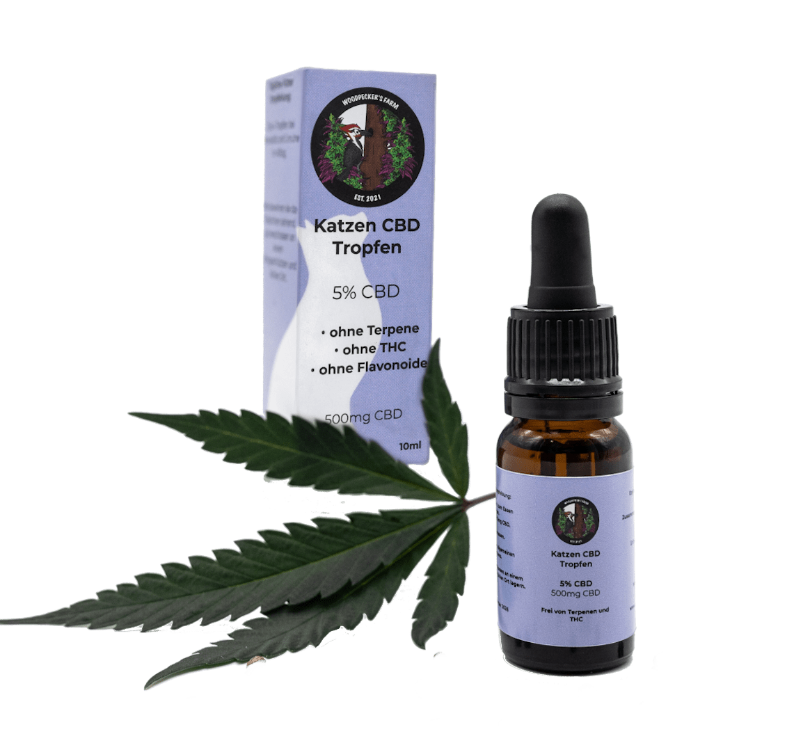 5% Katzen CBD Tropfen - Woodpecker's Farm