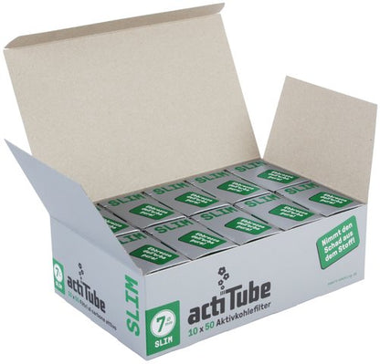 ActiTube Slim Aktivkohlefilter 50 Stk.