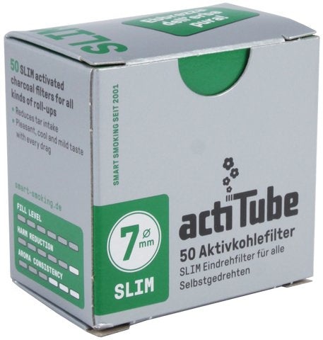 ActiTube Slim Aktivkohlefilter 50 Stk.