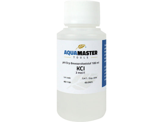 Aqua Master Storage solution KCI 3 mol-l 100 ml