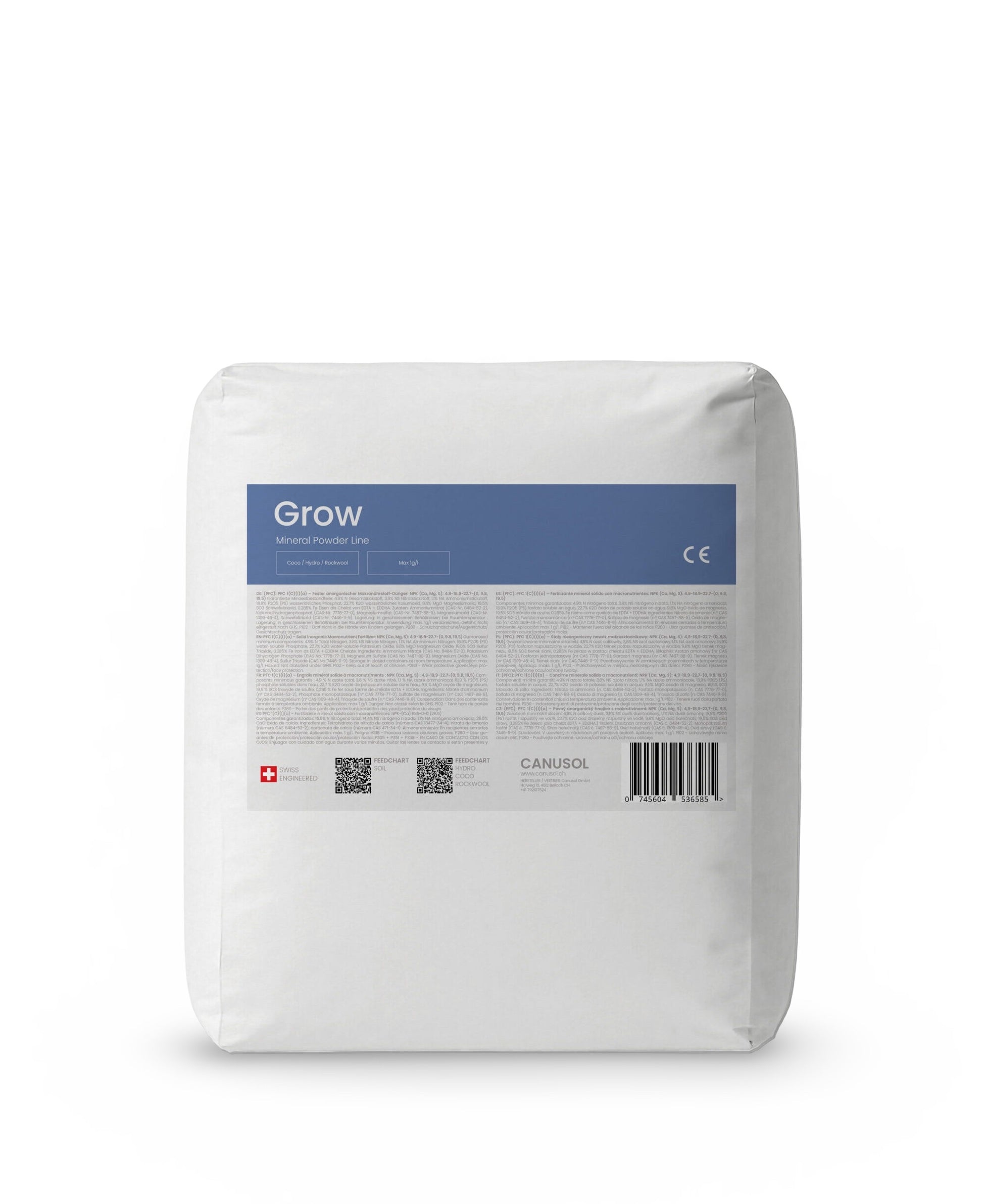 Canusol Grow Mineral Powderline - Woodpecker's Farm