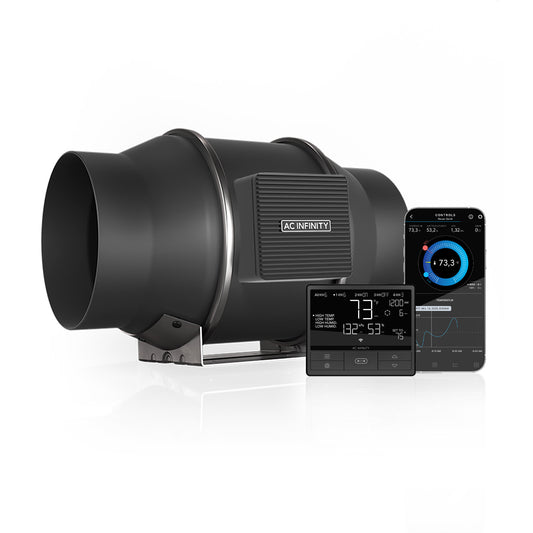 AC Infinity CLOUDLINE PRO T6, Inline-Rohrventilator, 150 mm, Smart Controller - Woodpecker's Farm