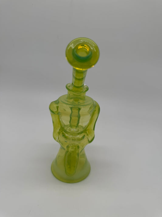 Polte Glass Recycler Rig Green Ghost