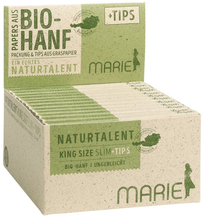 Marie Naturtalent King Size Slim + Tips