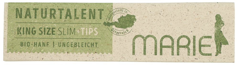 Marie Naturtalent King Size Slim + Tips