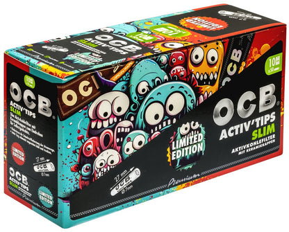 OCB Activ Slim Tips 7mm Monster