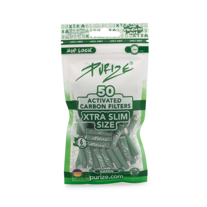 Purize Xtra Slim (D:5.9 mm) Green PE Bag 50 Pcs/Bag