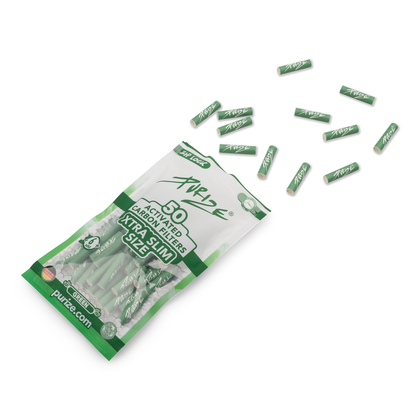 Purize Xtra Slim (D:5.9 mm) Green PE Bag 50 Pcs/Bag