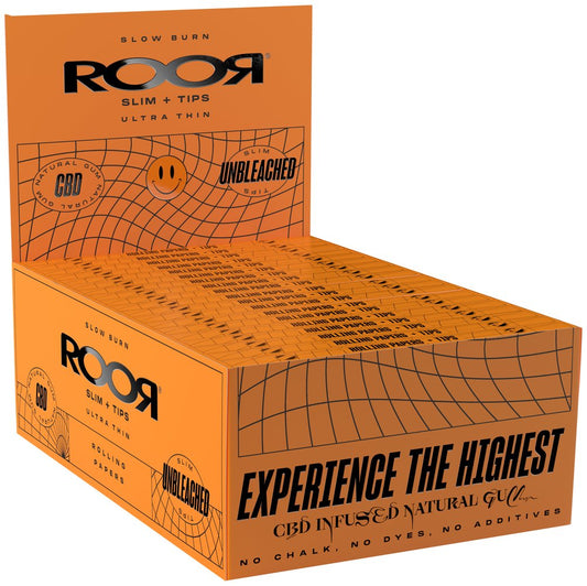 ROOR CBD Unbleached Slim + Tips