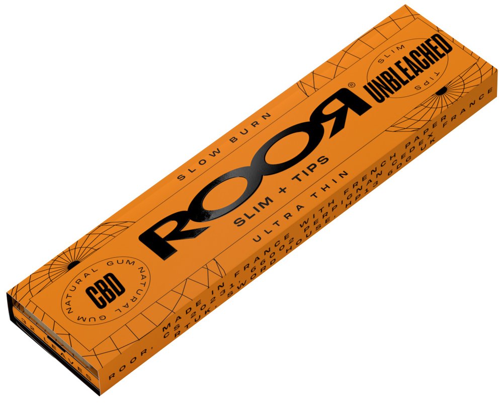 ROOR CBD Unbleached Slim + Tips