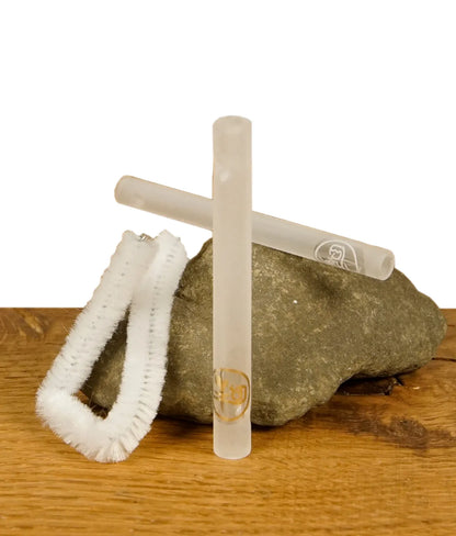 Hippie Bong Glasfilter Set Sandgestrahlt