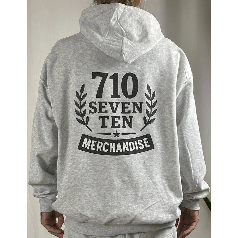 710 - SEVENTEN Grey Hoodie
